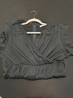 Women's Black Maternity Delivery Gown XL - New Never Used